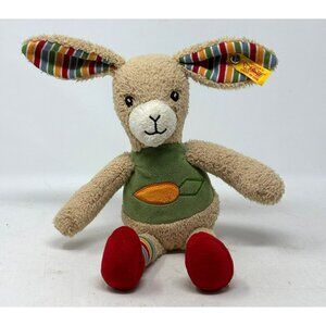 STEIFF Brown Bunny Rabbit Plush Carrie Pull String Musical 240843